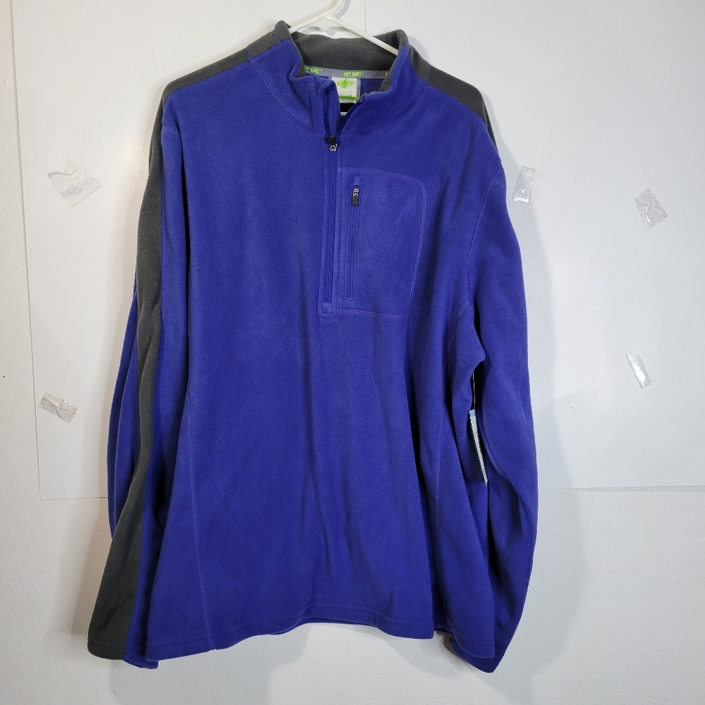 Mens NWT Nordic Track pullover 1/2 zip jacket Size XXL